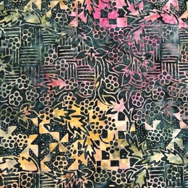 COLORFUL - Northwest Sunset - Batikstoff aus Indonesien