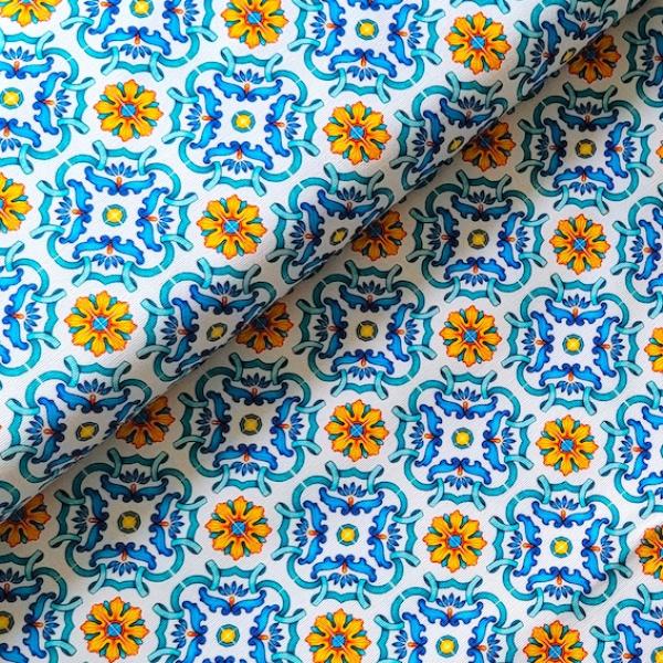 Canvas - Retro Tiles von Stenzo | Meterware