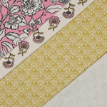 Canvas Baumwolle - Olive Flowers | Meterware