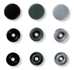 Prym Love Druckknöpfe "Color Snaps" Grau - Ø 12,4 mm - 30 Stück