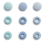 Prym Love Druckknöpfe "Color Snaps Mini " Hellblau - Ø 9 mm - 36 Stück