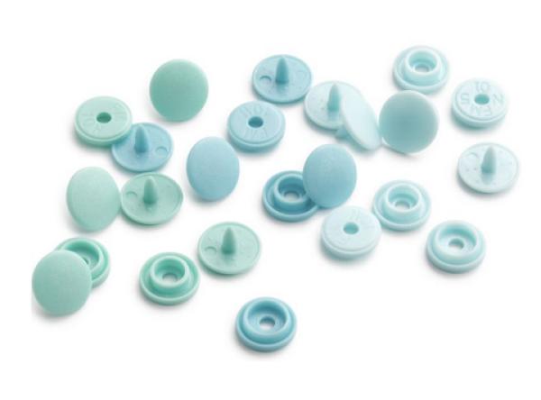 Prym Love Druckknöpfe "Color Snaps Mini " Mint - Ø 9 mm - 36 Stück