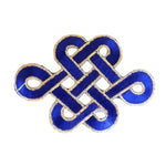 DARK BLUE ORNAMENT Applikation