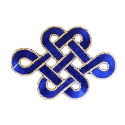 DARK BLUE ORNAMENT Applikation