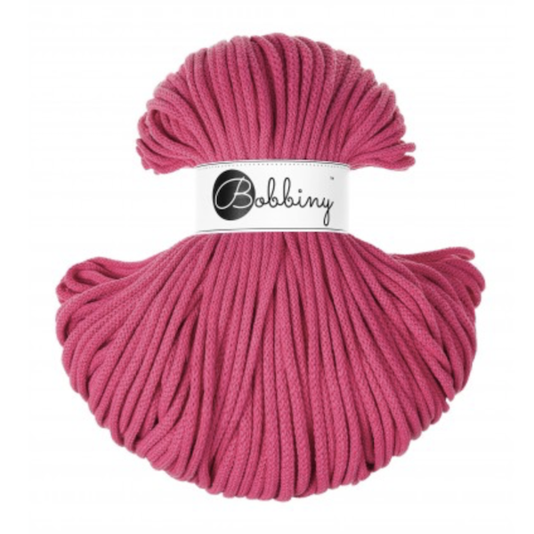Bobbiny Flechtkordel 5 mm - Dopamine Pink
