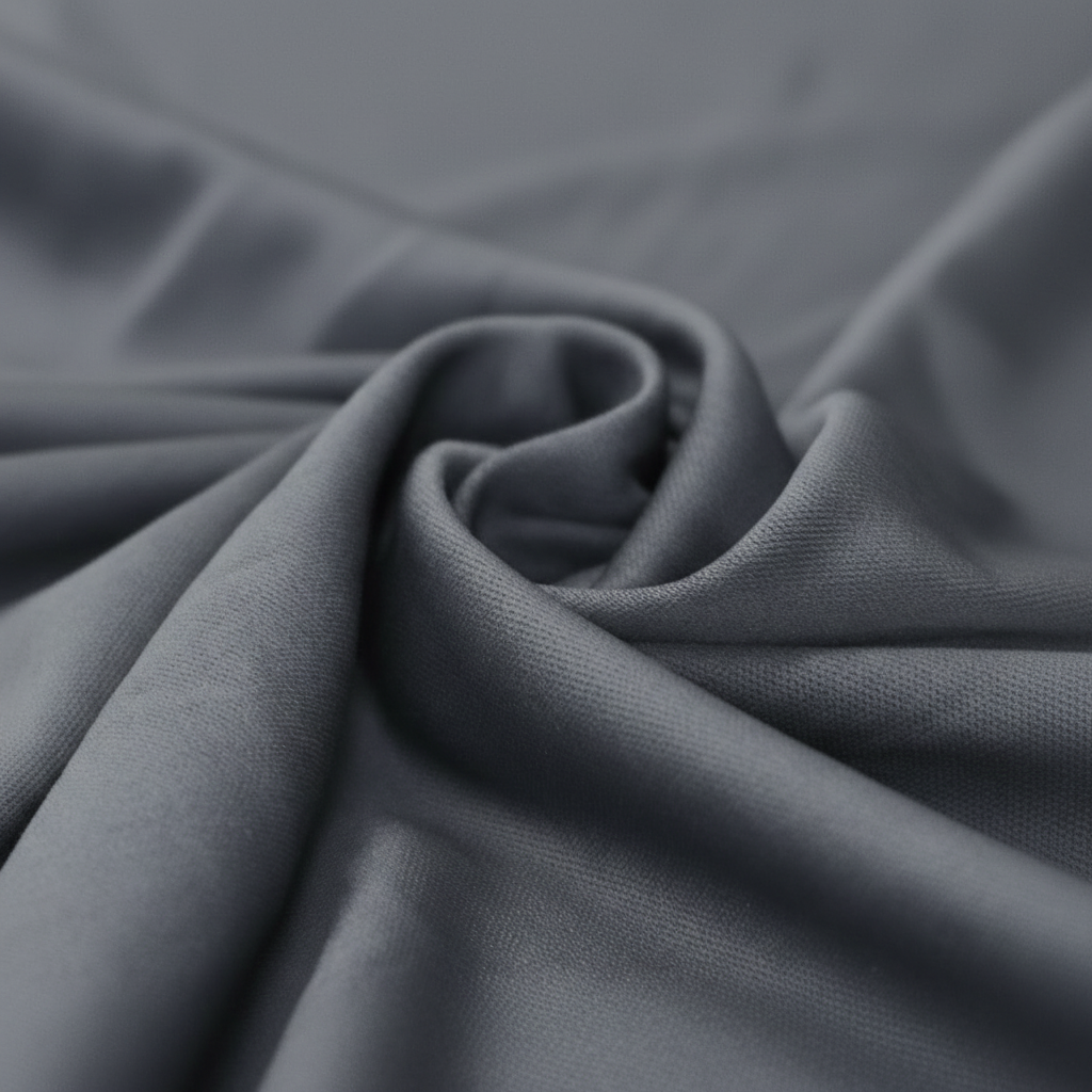 Elastischer Jersey Futterstoff "Dunkelgrau" - Meterware