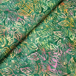 GREEN - Heliotrope - Batikstoff aus Indonesien