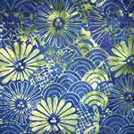 GREEN FLOWER - Magic - Batikstoff aus Indonesien
