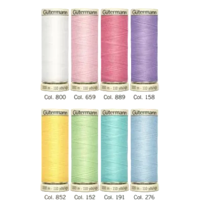 Gütermann Nostalgie-Box Pastell - Allesnäher 8 x 100m