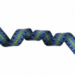 Gurtband Jacquard Aztek Blau Gelb 38 mm