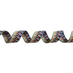 Gurtband Jacquard Aztek Rainbow 38 mm