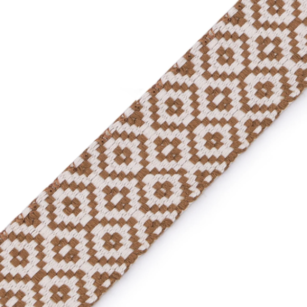 Gurtband Mosaic Beige – 38 mm
