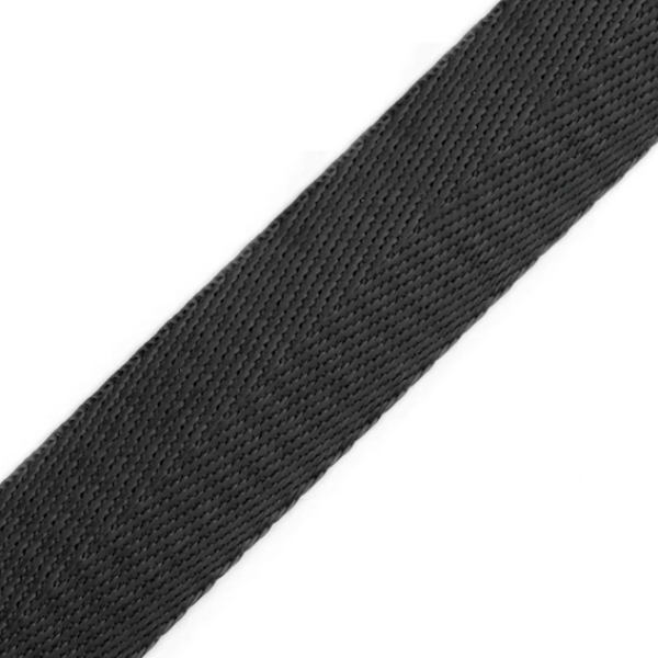 Gurtband Schwarz – 25 mm