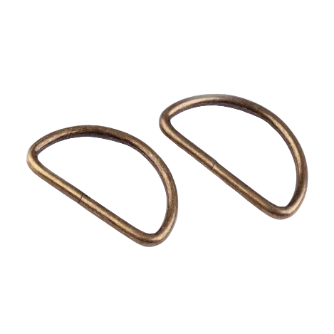 Halbring Altmessing 38 mm
