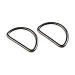 Halbring Nickel Schwarz - 32 mm