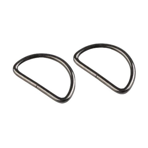 Halbring Nickel Schwarz - 32 mm