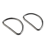 Halbring Nickel Schwarz - 50 mm