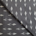 Ikat Stoff aus Indien – BLACK