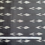 Ikat Stoff aus Indien – BLACK