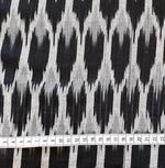 Ikat Stoff aus Indien - GREY