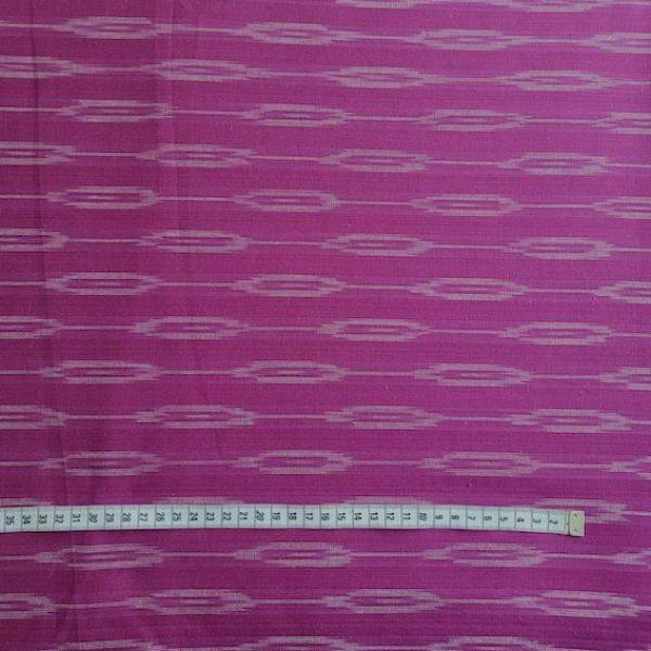 Ikat Stoff aus Indien – MAGENTA