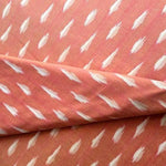 Ikat Stoff aus Indien – ORANGE