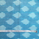 Ikat Stoff aus Indien – TURQUOISE