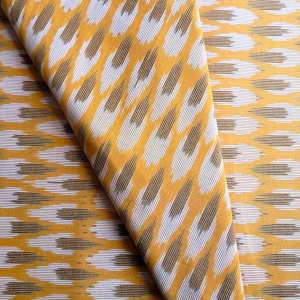 Ikat Stoff aus Indien – YELLOW