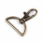 Karabiner Altmessing - 30 mm