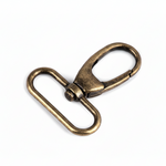 Karabiner Altmessing - 38 mm