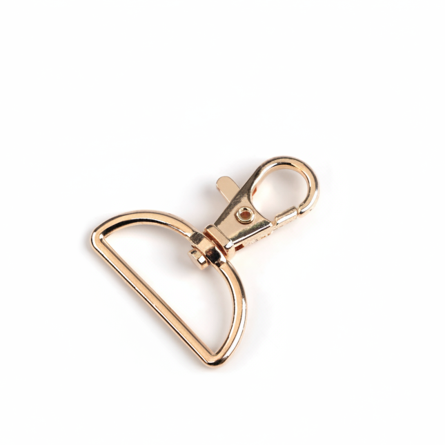 Karabiner Gold klassisch - 30 mm