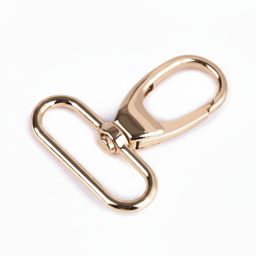 Karabiner Altmessing - 38 mm