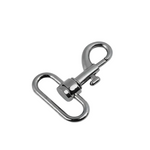 Karabiner Nickel Schwarz - 38 mm