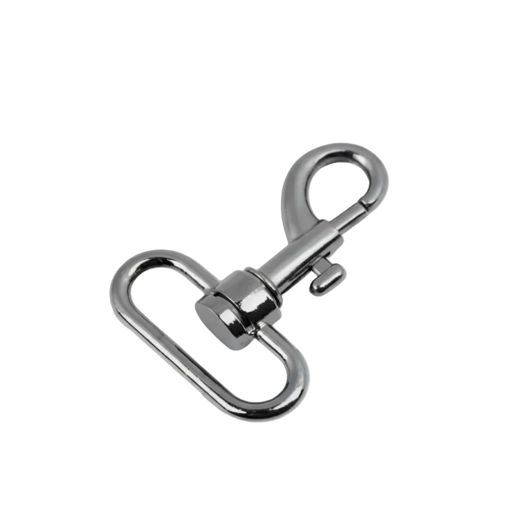 Karabiner Nickel Schwarz - 38 mm