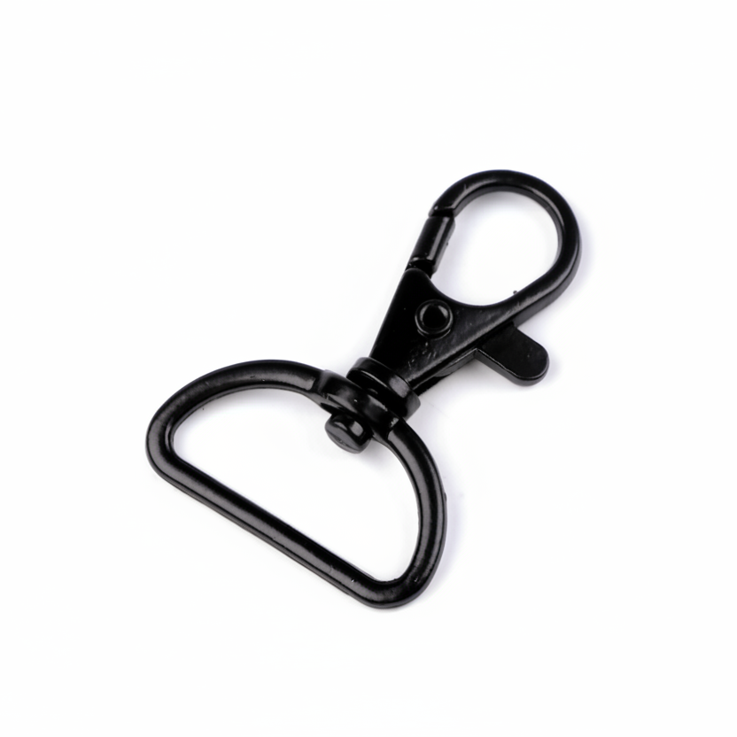 Karabiner Schwarz - 25 mm