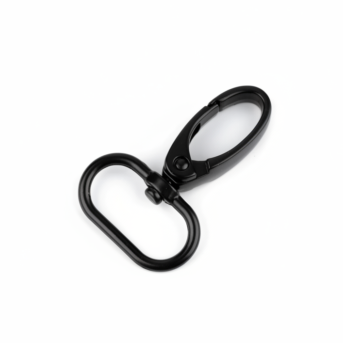 Karabiner Schwarz - 25 mm