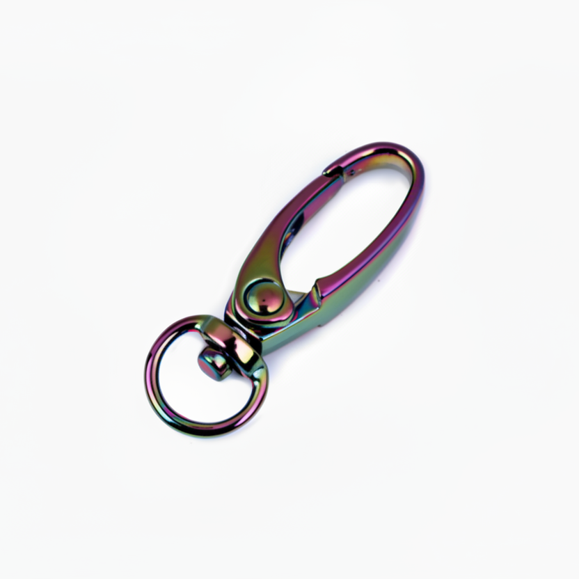 Taschenkarabiner für Kordel Regenbogen - 9 mm
