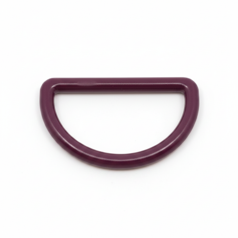 Kunststoff D-Ring 38 mm – Beere