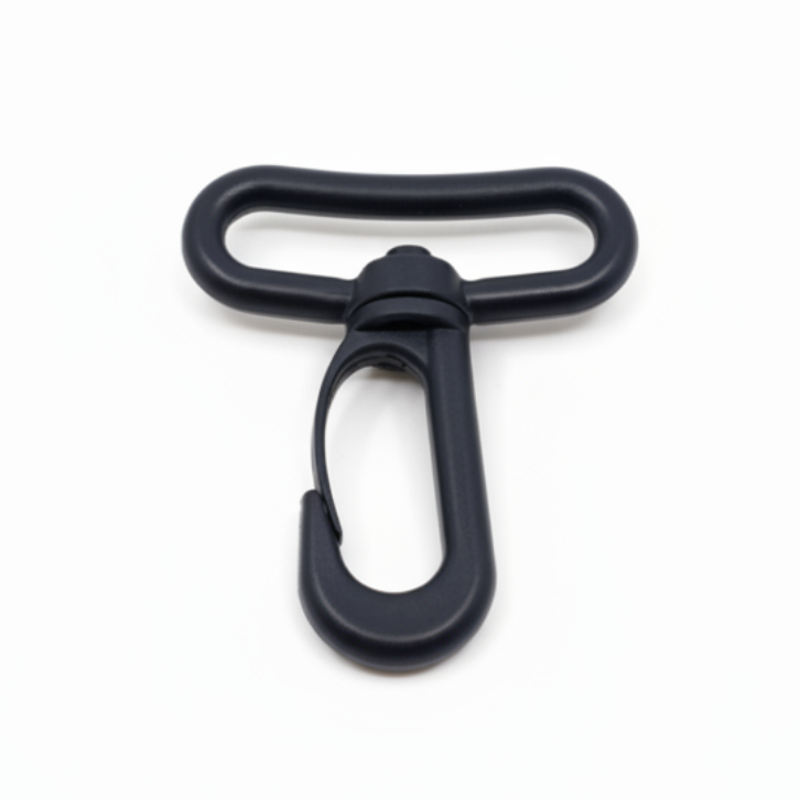 Kunststoff Karabiner 38 mm – Schwarz