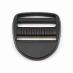 Kunststoff Klemmschnalle 38 mm Schwarz