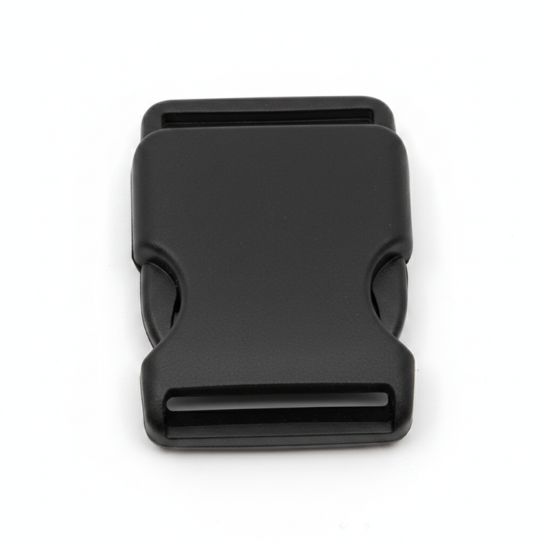Kunststoff Steckschnalle 38 mm Schwarz