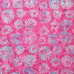 LIGHTBLUE PINK - Carmine - Batikstoff aus Indonesien