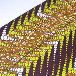 LIME STRIPES Waxprint Stoff