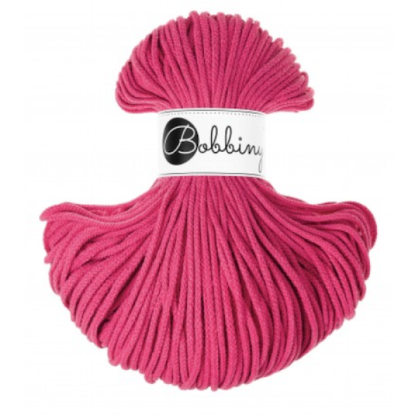 Bobbiny Flechtkordel 3 mm - Dopamine Pink