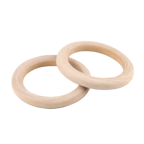 Makramee Holzring Ø 6,5 cm