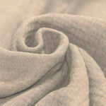 Musselin – Double Gauze Baumwolle Dunkel Beige | Meterware