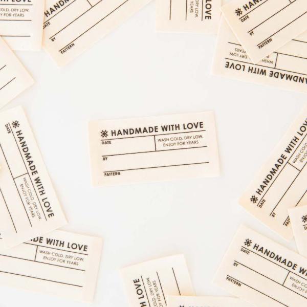 Näh-Etiketten aus Bio-Baumwolle | Sew-In Labels