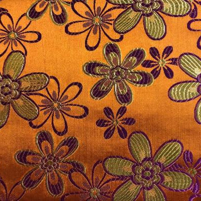 ORANGE FLOWER Afrikanisches Kopftuch