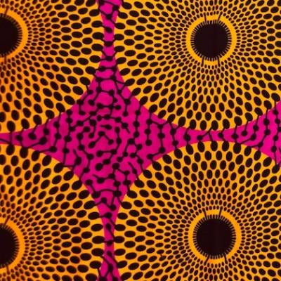 ORANGE-PINK-CIRCLE-waxprint