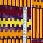 ORANGE-RED kente